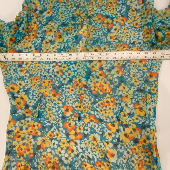 Equipment Georgette silk long sleeve dress - Picture 8 of 11